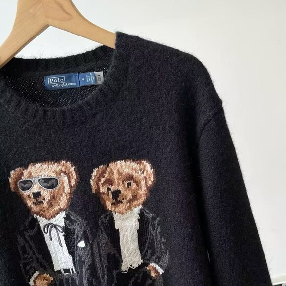 Polo Ralph Lauren Couple's cashmere sweater with bear pattern - Picture 3 of 9